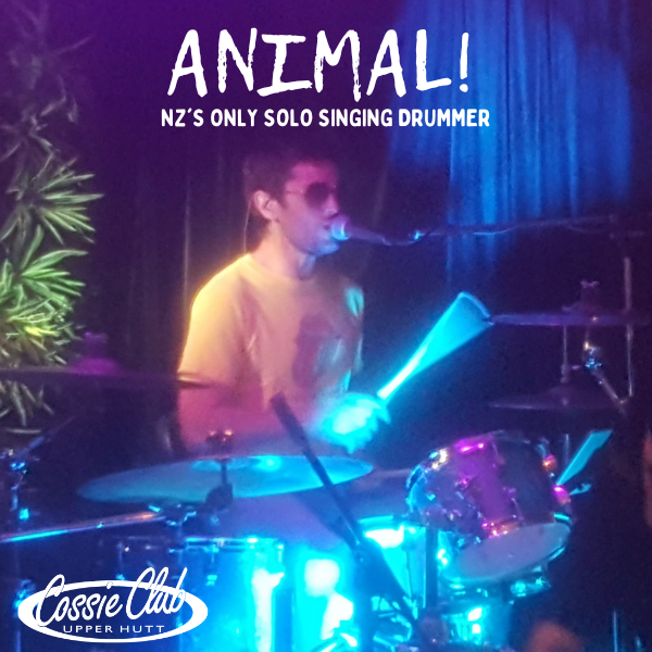 Animal – NZ’s Solo Singing Drummer Cover Image