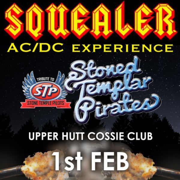 Squealer AC/DC & Stoned Templar Pirates STP Tributes Cover Image