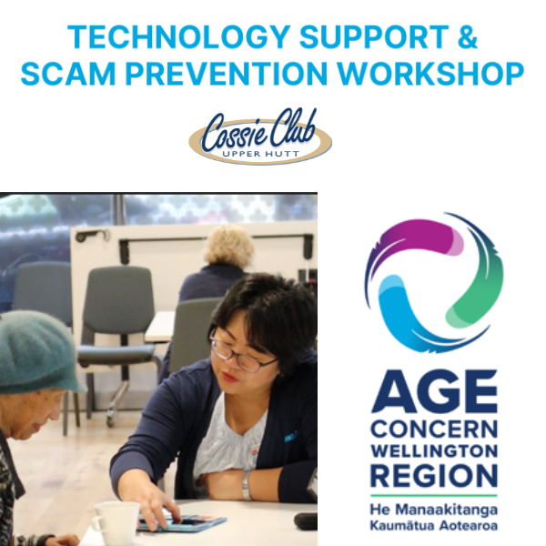 Age Concern – Technology Support & Scam Prevention Workshop Cover Image